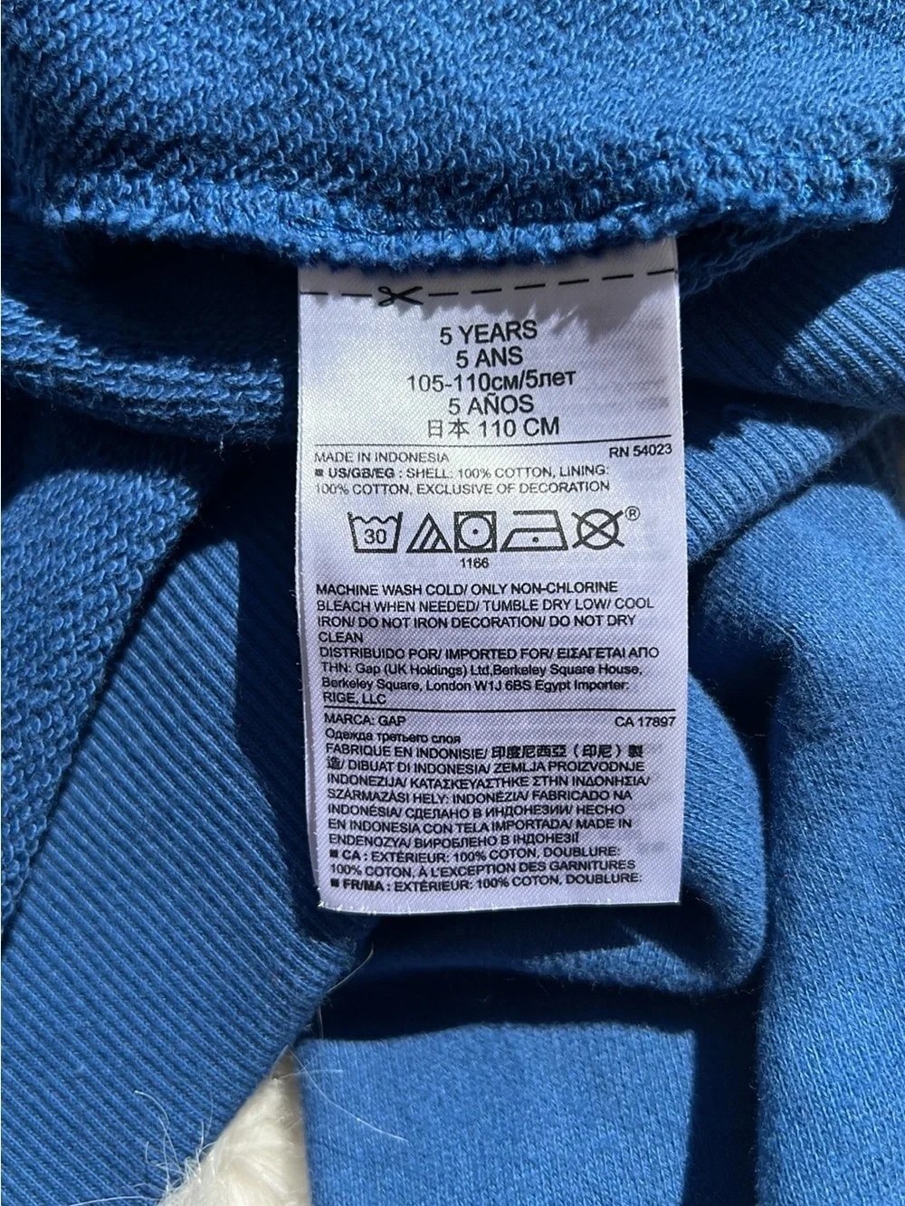 GAP Kids Hoodies bundle in Gray, Navy & Blue New and ECU Size Small & 5